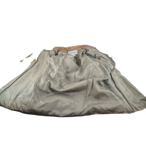 vintage‎ 80's Pia Rucci fine suede safari or western style skirt suit beige sz 8 - Picture 7 of 9